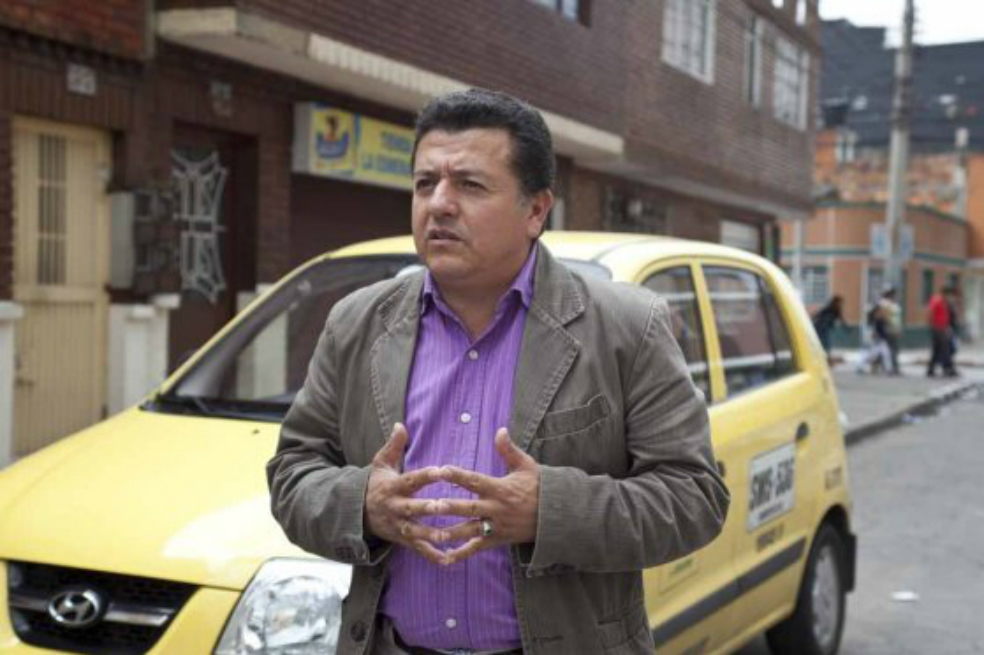 Hugo Ospina, líder del gremio de taxistas, se lanzará al Congreso