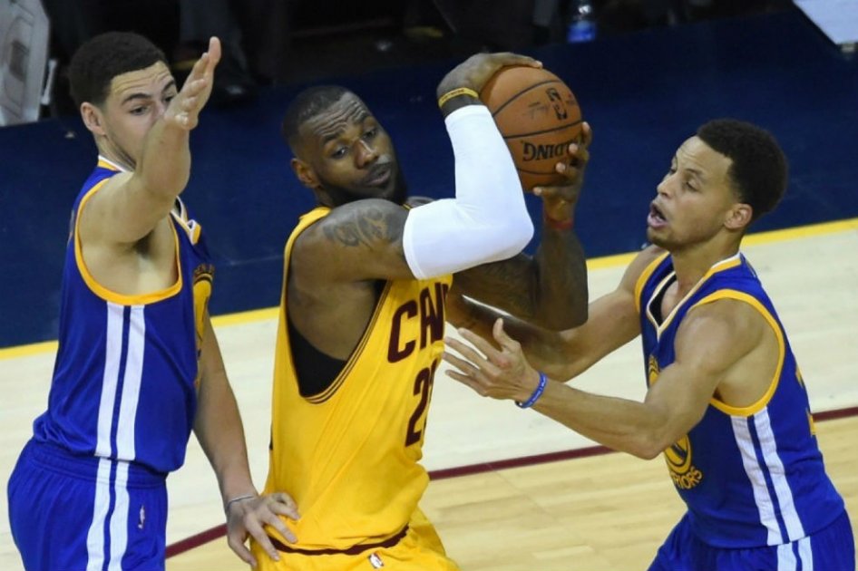 Los Cavaliers y los Golden State Warriors disputaron la final de la NBA. Foto: AFP
