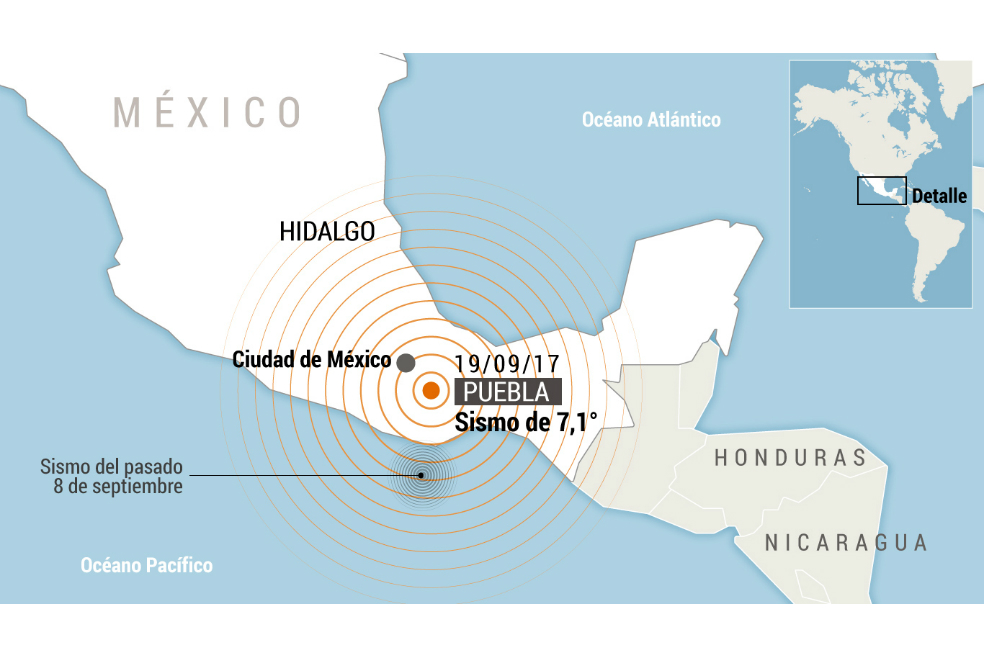 Así se vivieron momentos de pánico por terremoto en México