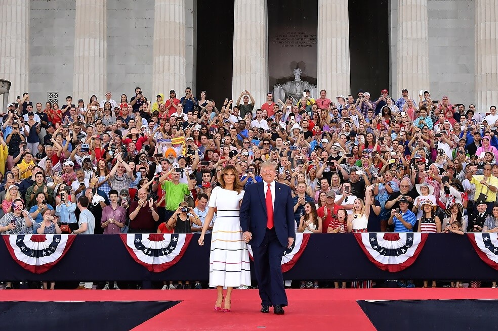 En imágenes: así celebró EE.UU. su independencia este 4 de julio con Trump