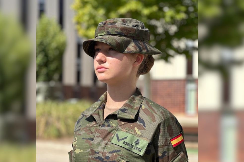 Las primeras imágenes de la princesa Leonor de España en su carrera militar