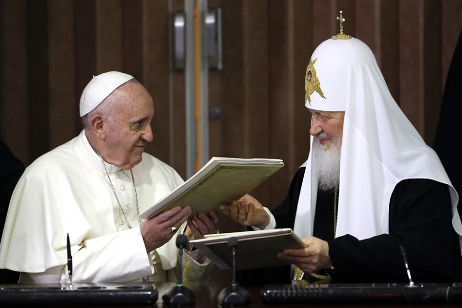 Los acuerdos tras el histórico encuentro entre el papa Francisco y patriarca ortodoxo Kirill