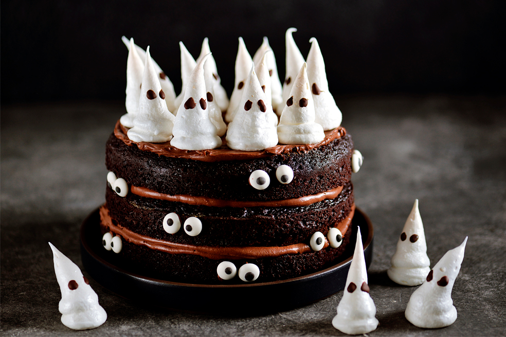 Prepara esta deliciosa torta de calabaza para tu celebración de Halloween.