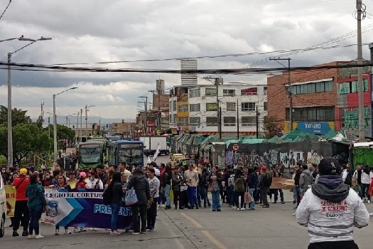 Movilidad hoy: reportan bloqueos en la Av. Caracas con calle 76C sur