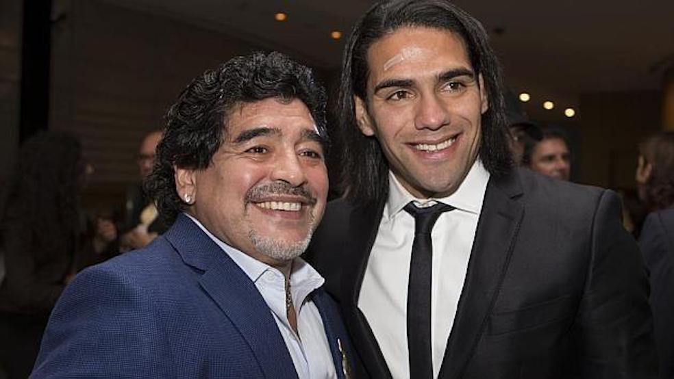 James y Falcao no se olvidaron de Maradona, le enviaron un mensaje tras su muerte