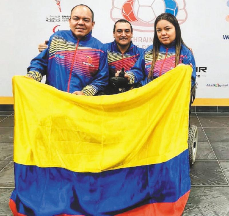 Edilson y Leidy Chica, campeones mundiales de Boccia.