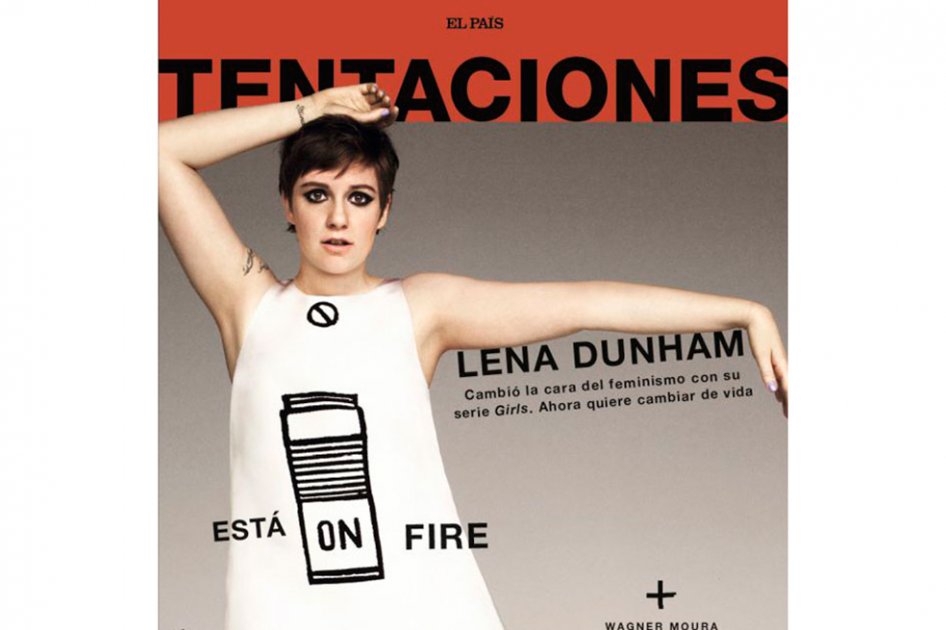 Diario El País responde críticas de Lena Dunham por exceso de Photoshop