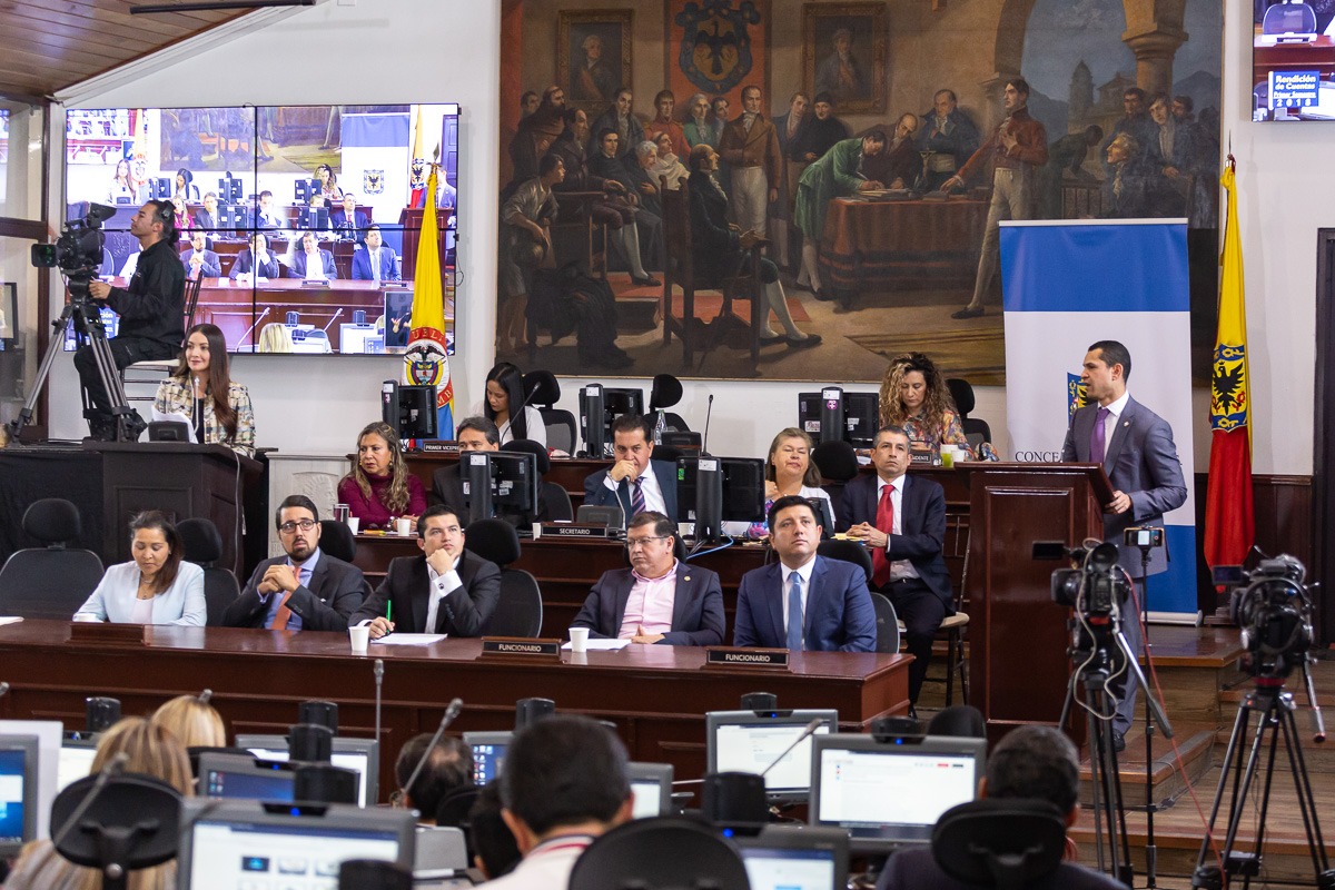 El Concejo de Bogotá le rindió cuentas de su gestión a la Ciudad