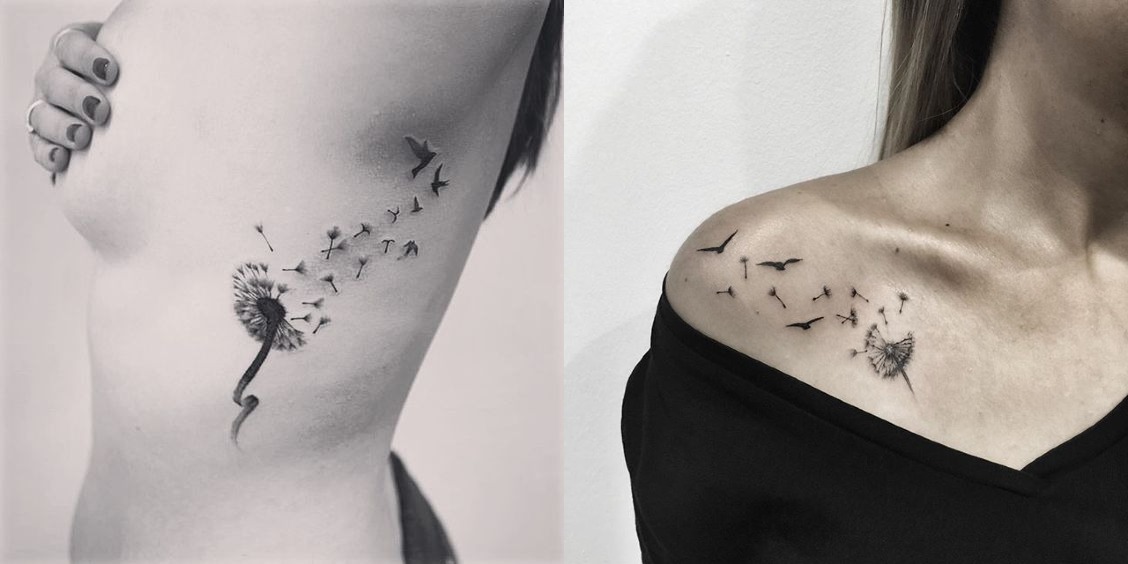 Significado del tatuaje de diente de león, ¿qué representa y dónde queda mejor?