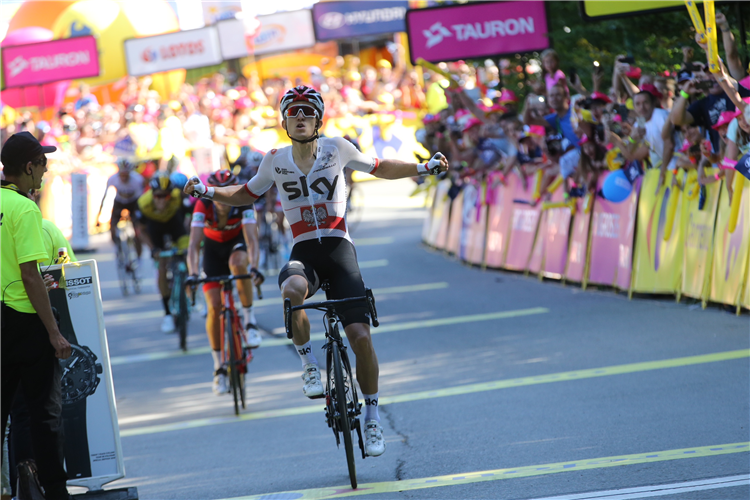 Álvaro Hodeg cedió el liderato de la Vuelta a Polonia
