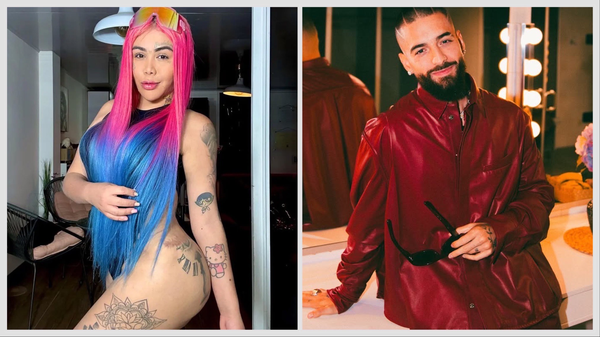 Yina Calderón recordó en ‘LCDLF’ su breve historia con Maluma. Él le pidió un beso