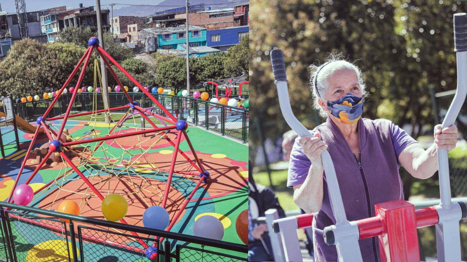 El parque está ubicado en el barrio La Herradura.