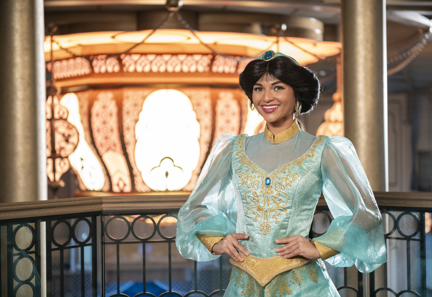 Jasmín​​ es una de las princesas que se pueden encontrar en el Disney Treasure.