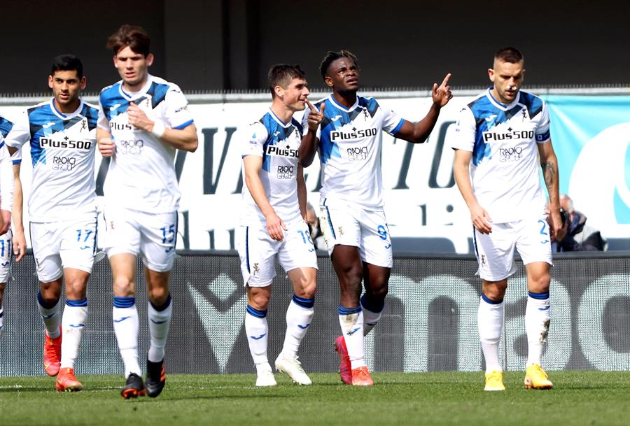 Duván Zapata volvió al gol en la victoria de Atalanta