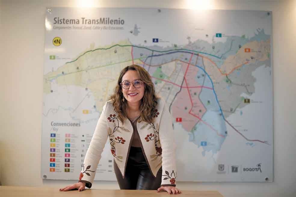 María Fernanda Ortiz, gerente de Transmilenio.