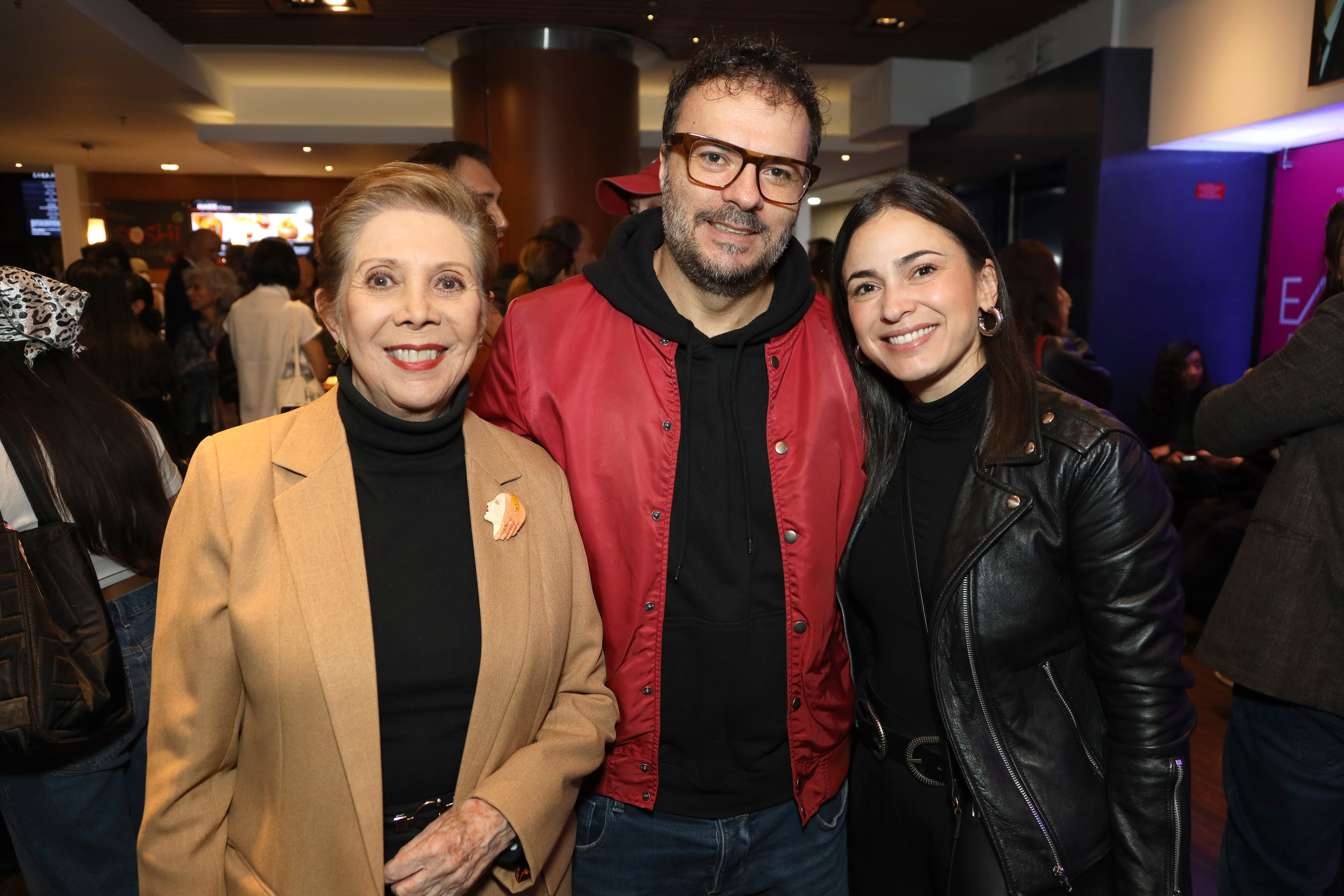 Consuelo Luzardo, David Muñoz y Paula Castaño