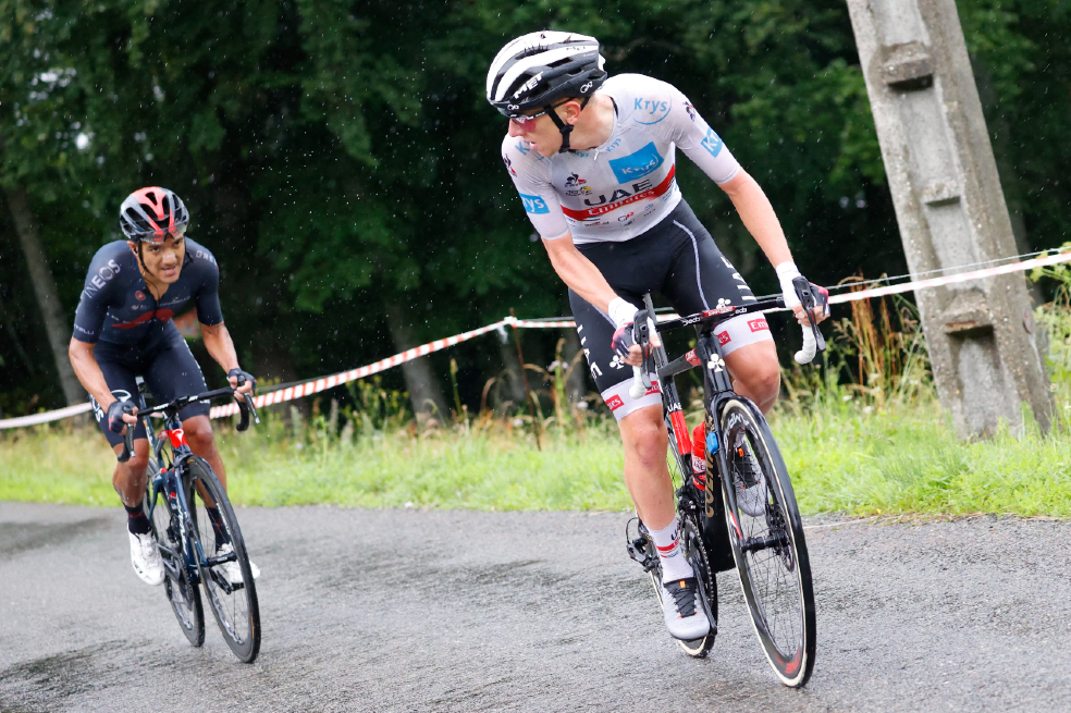 Tadej Pogacar dio un golpe de autoridad en la etapa 8 del Tour de Francia