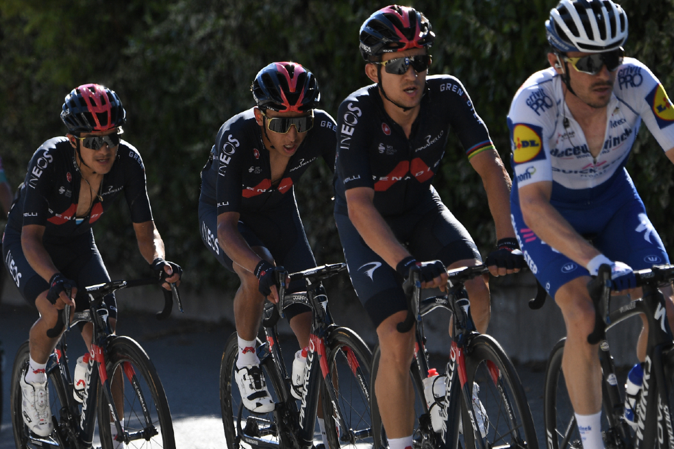 Egan Bernal y Richard Carapaz, los referentes del Ineos para la Vuelta a España