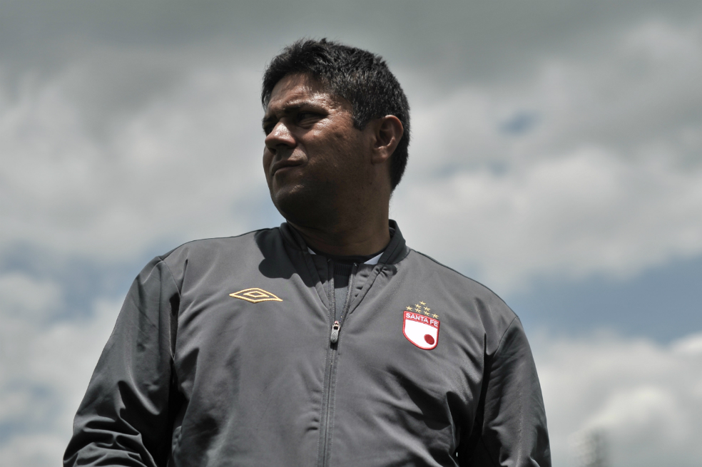 Wilson Gutiérrez, técnico de Yerry Mina en Santa Fe.