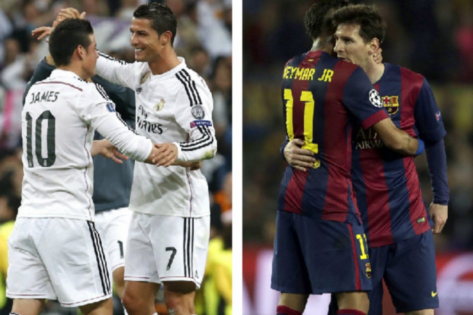 Barcelona Vs. Bayern y Real Vs. Juventus