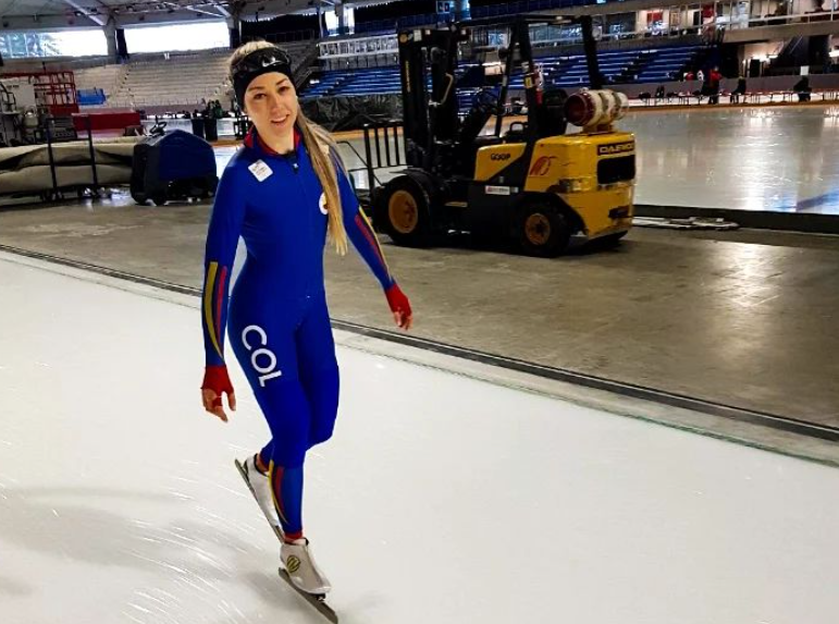 Laura Gómez, la patinadora colombiana de los Olímpicos de Invierno