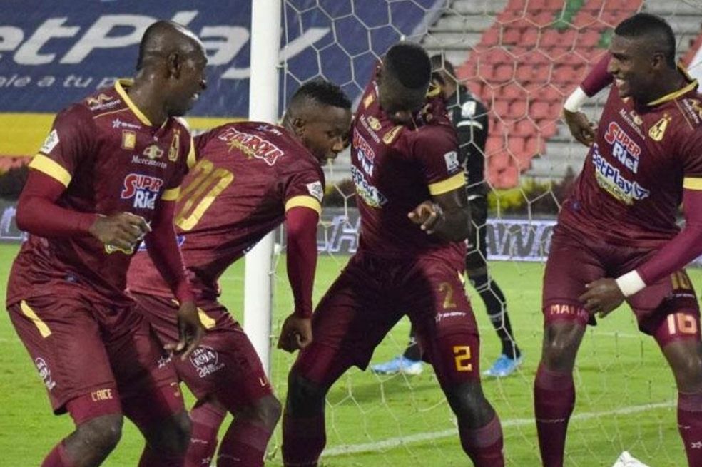 Tolima salvó el partido con un empate ante Águilas Doradas
