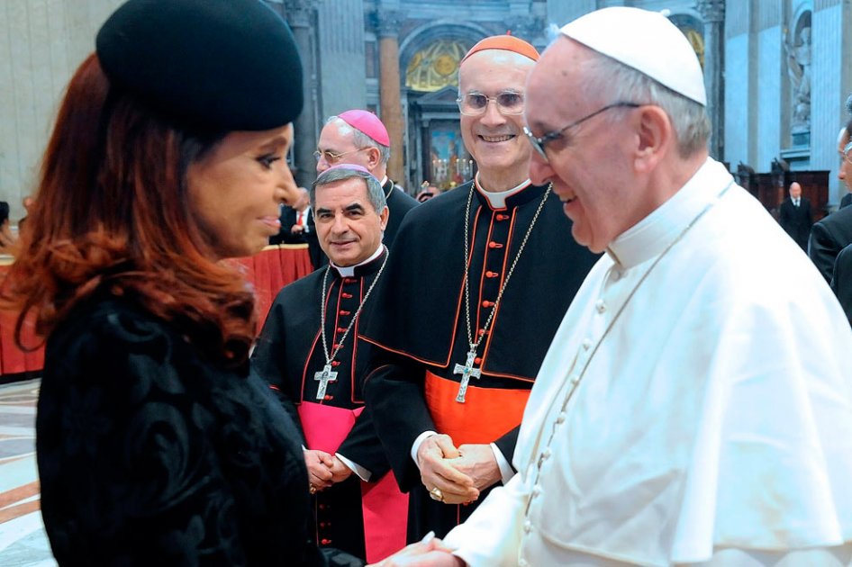 Cristina Kirchner presentó el lado político del papa Francisco