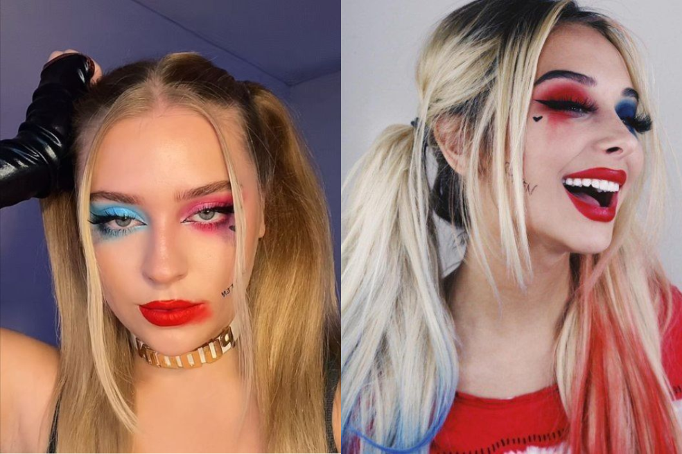 Maquillaje de Harley Quinn