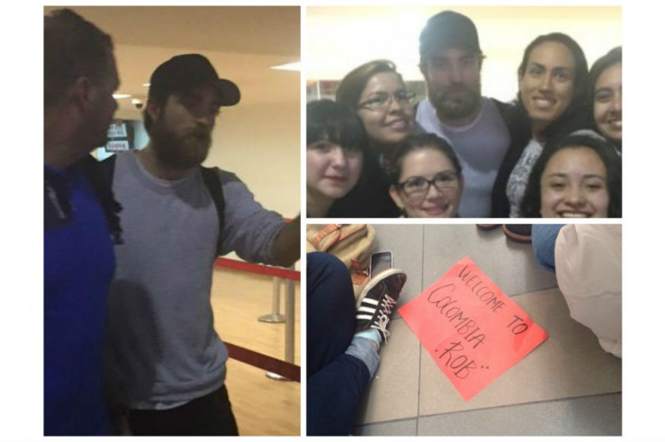 Robert Pattinson está en Colombia