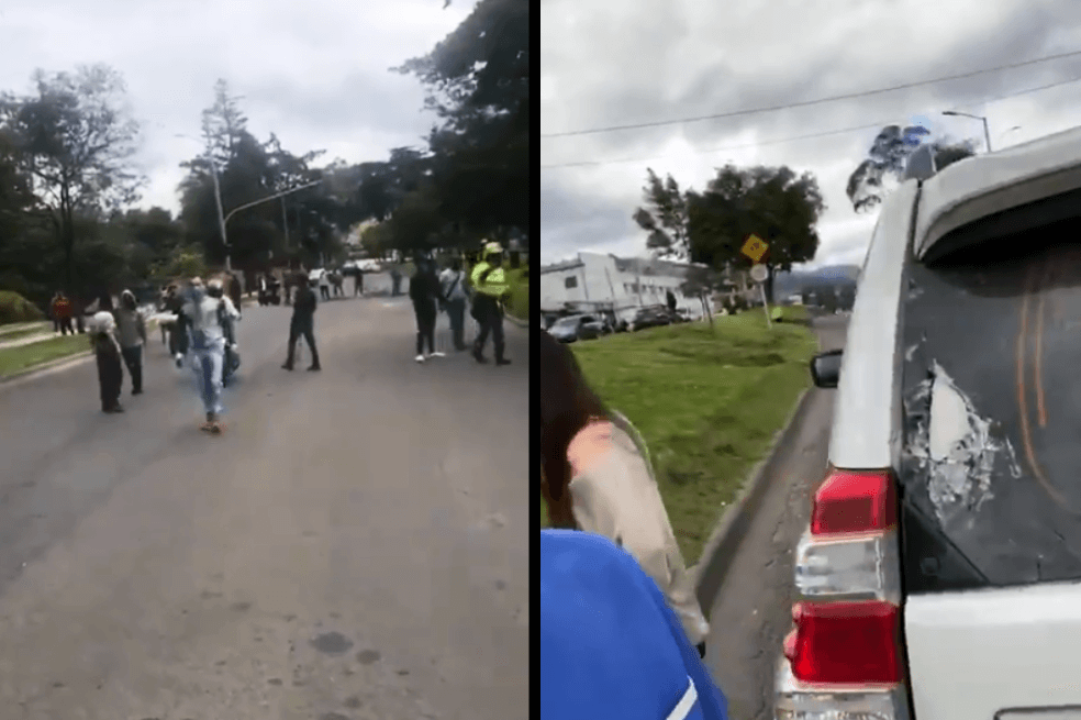 Médico cirujano fue agredido durante manifestaciones en el norte de Bogotá
