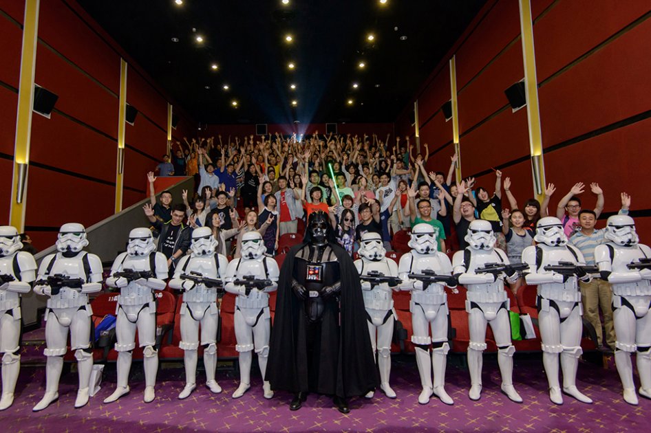 "La guerra de las galaxias" llega, 38 años después, a los cines de China