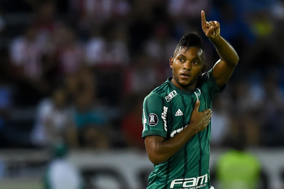 Con gol de Borja, Palmeiras goleó a Júnior en su estreno en la Copa Libertadores