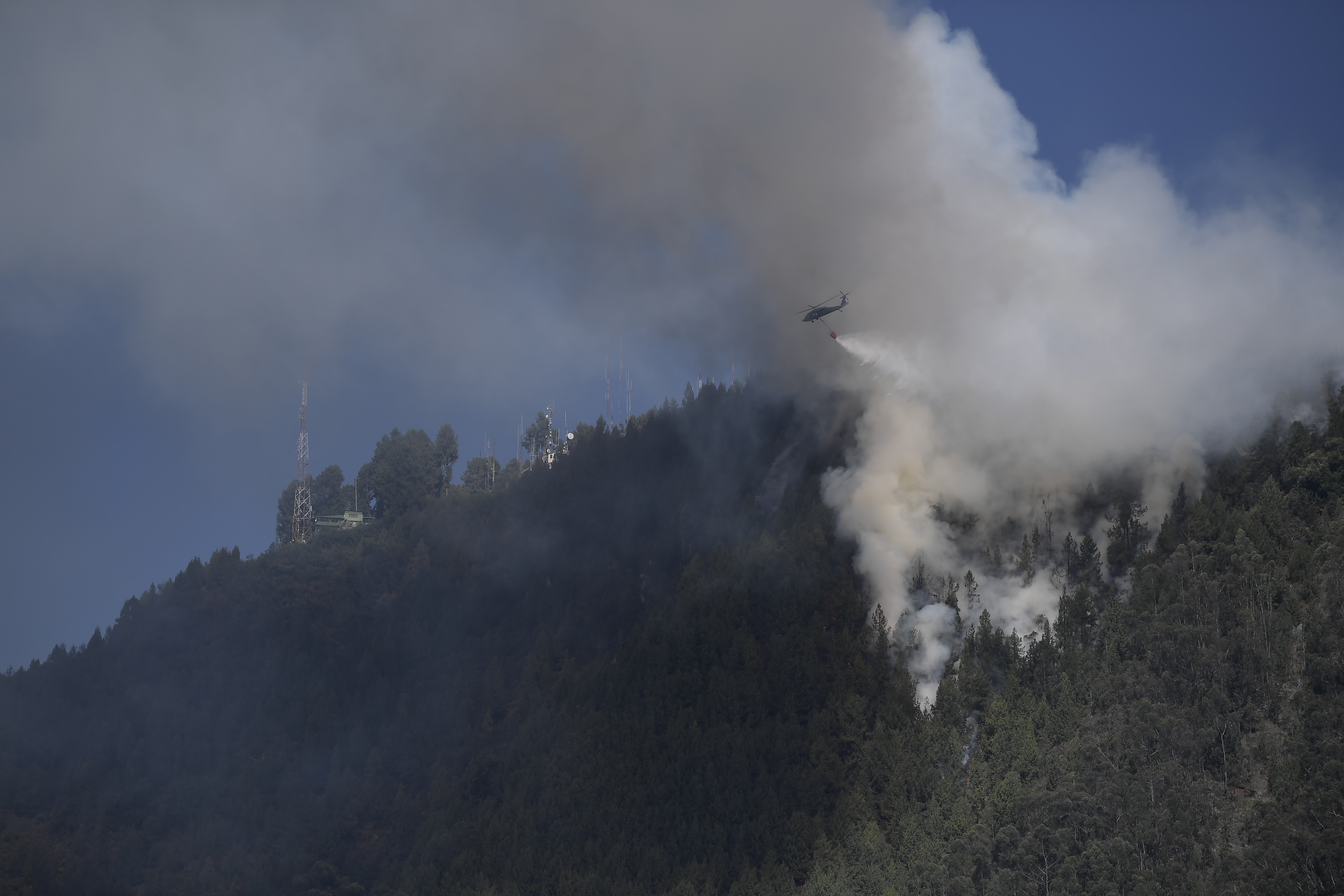 Incendios en los Cerros Orientales, Bogotá.