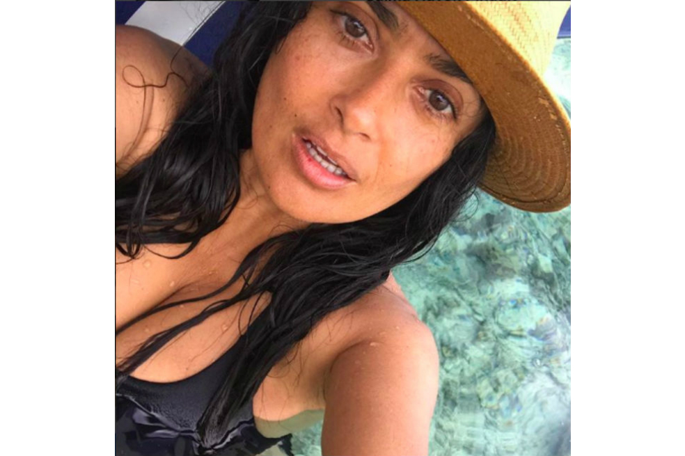 Salma Hayek, sin filtros ni retoques en Instagram