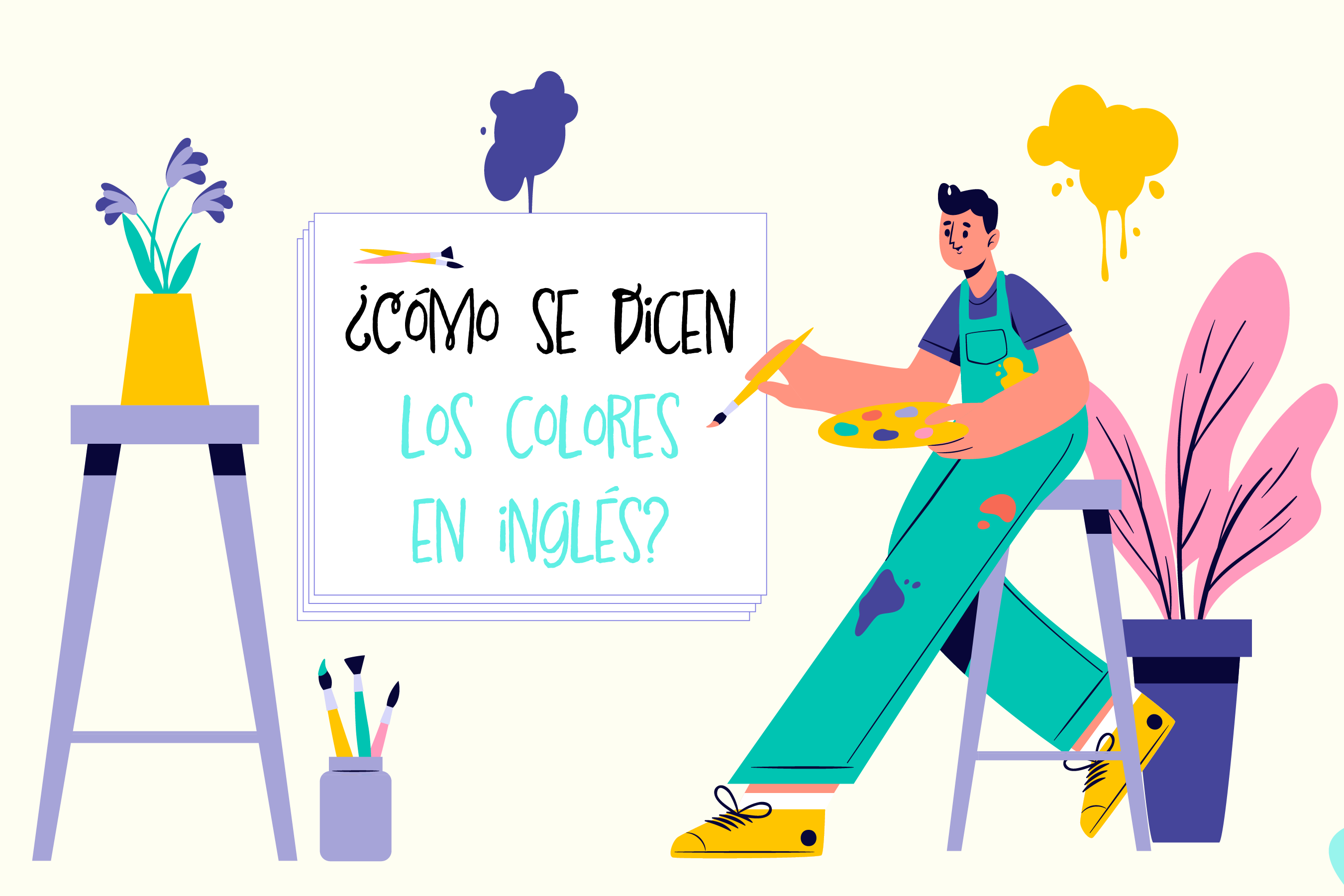 Tema 3 ¿Cómo se dicen los colores en inglés portada