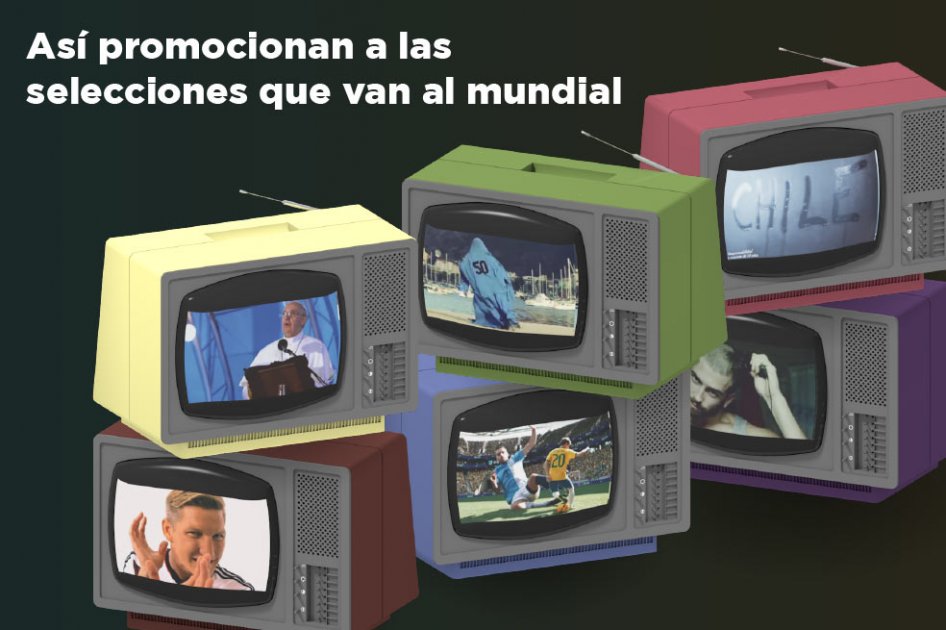 Así promocionan a las selecciones que van al Mundial