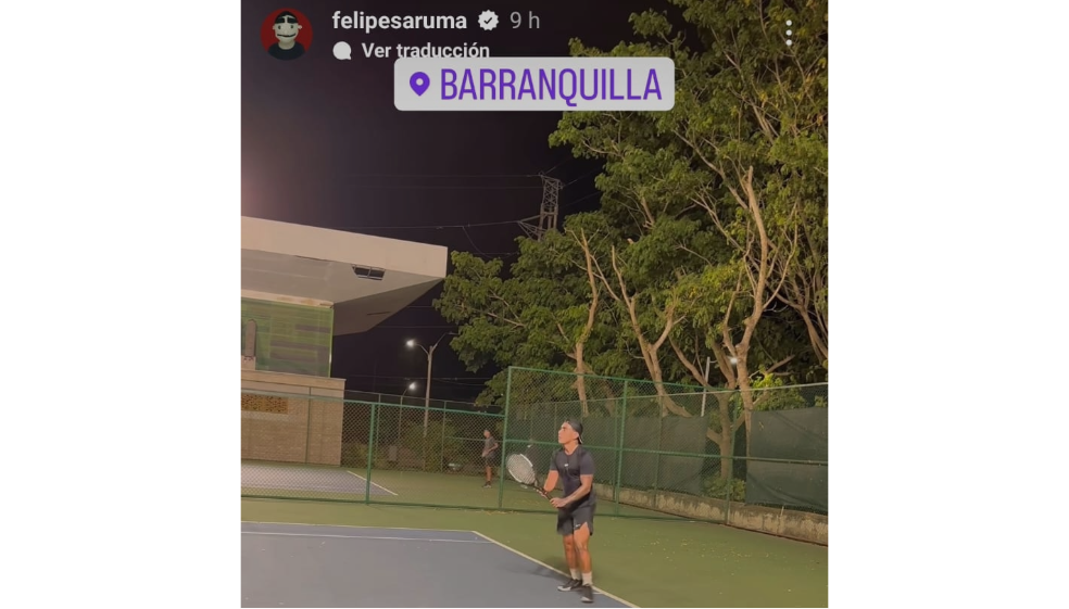 Felipe Saruma no pierde el tiempo. A esto se dedica tras romper con Andrea Valdiri