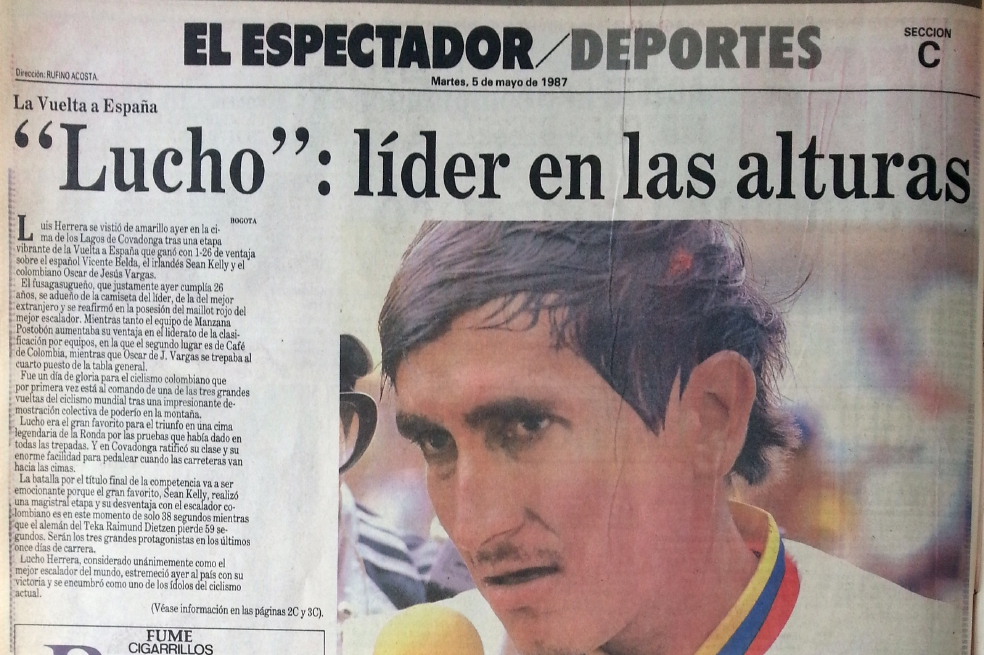 Vuelta a España: todo comenzó en Covadonga con Lucho Herrera