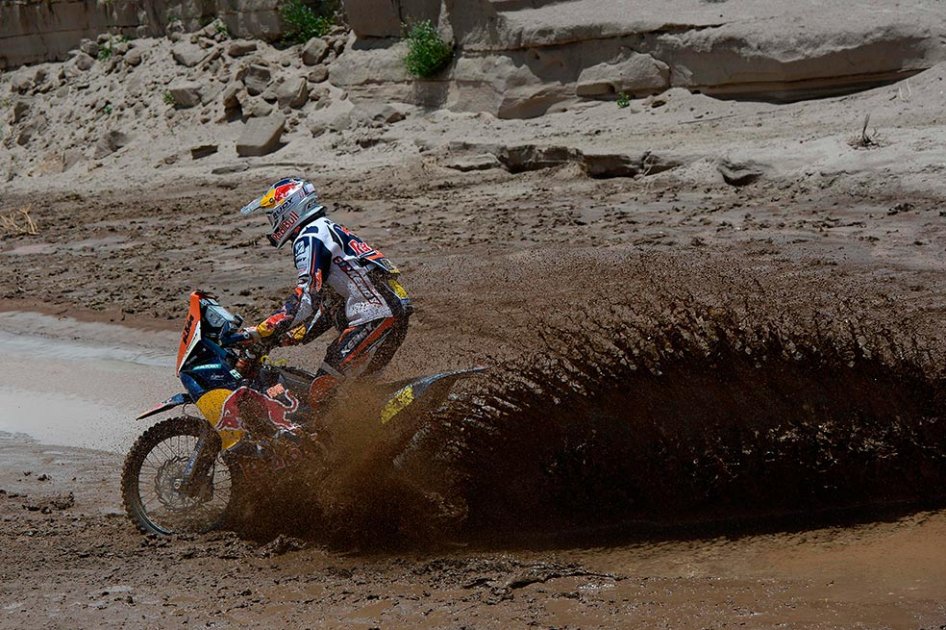 Cyril Despres ganó en motos, novena etapa del Rally Dakar