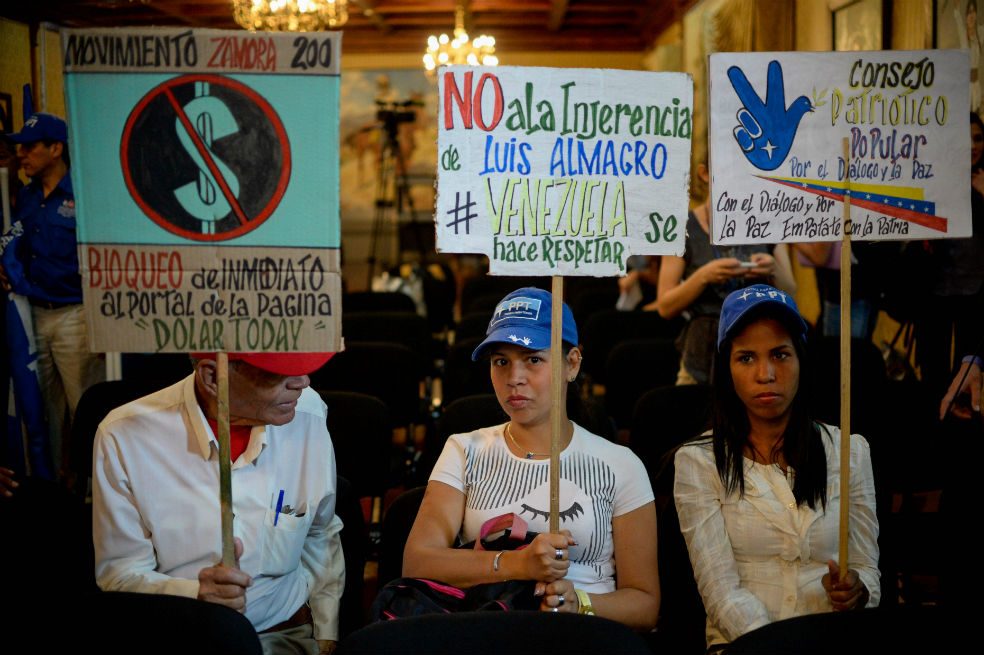 Críticas al secretario general de la OEA por solicitar suspensión de Venezuela del organismo.  / AFP