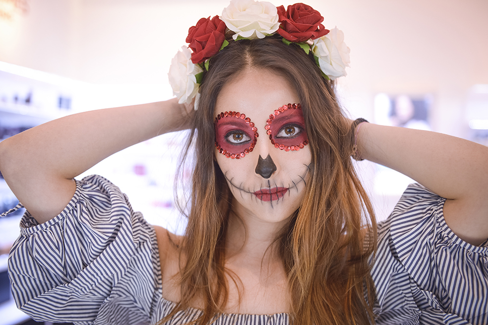 Maquillaje para halloween: catrina