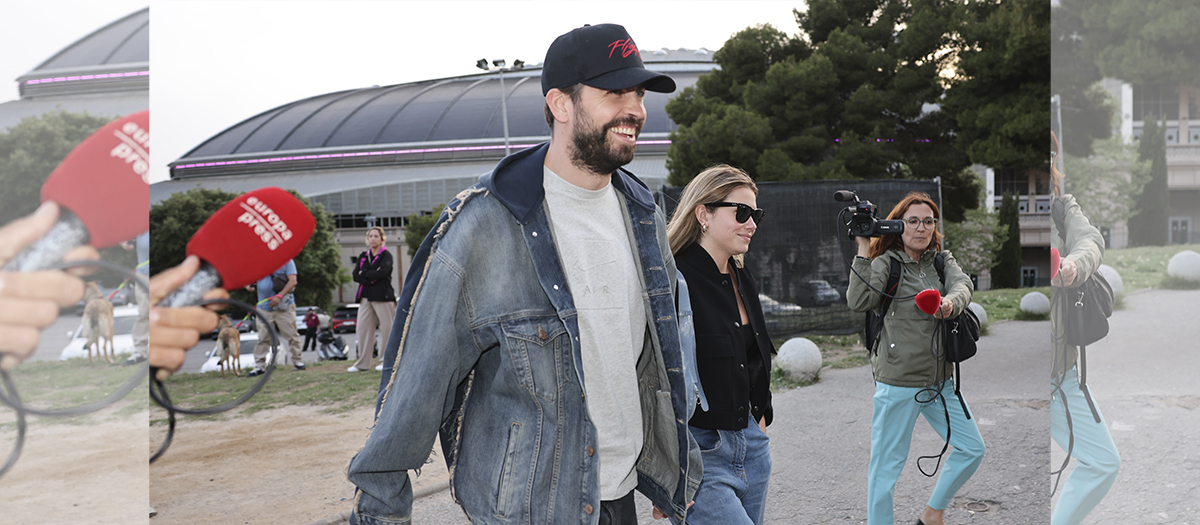 Piqué y Clara Chía en una cita muy romántica en el concierto de Coldplay