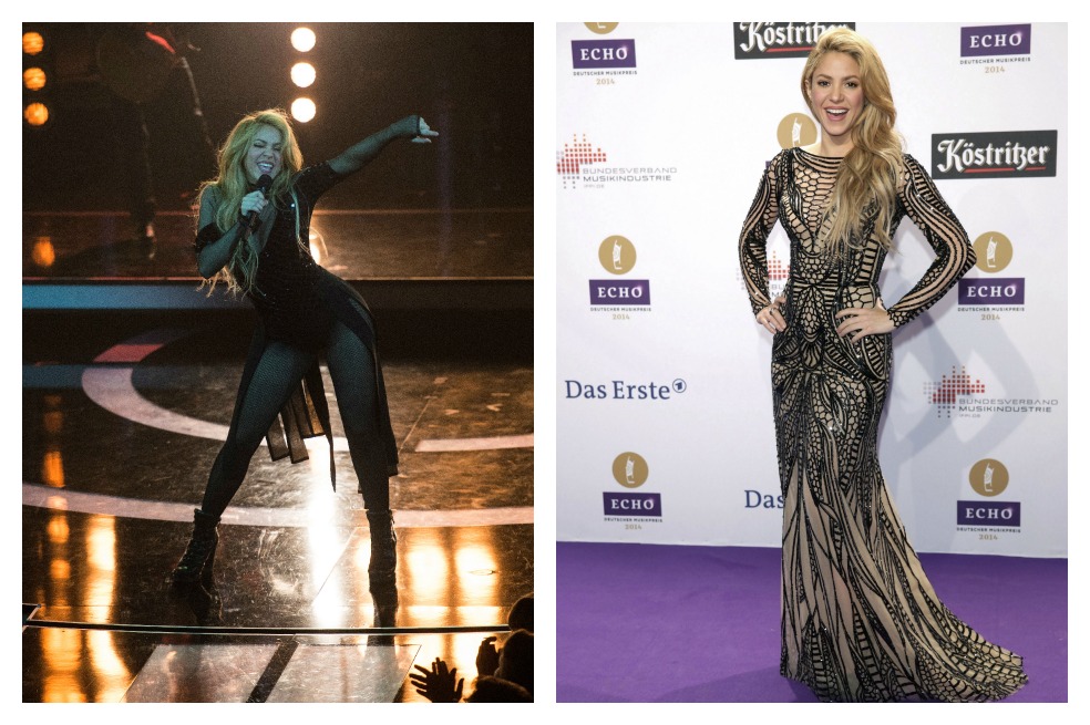 Shakira también se une a la moda de los vestidos ‘transparentes’