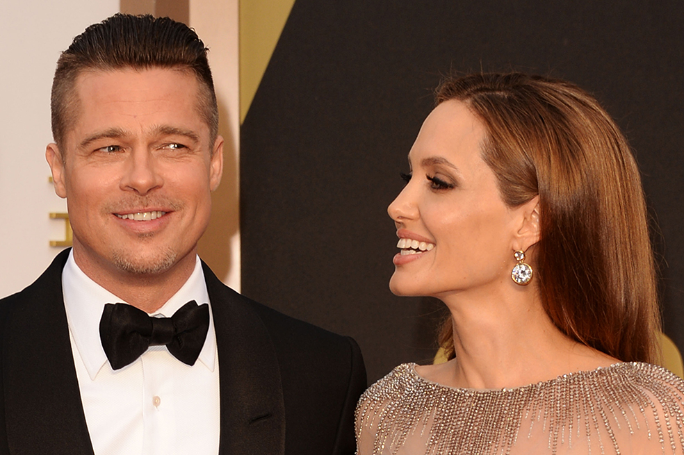 Brad Pitt y Angelina Jolie. / AFP