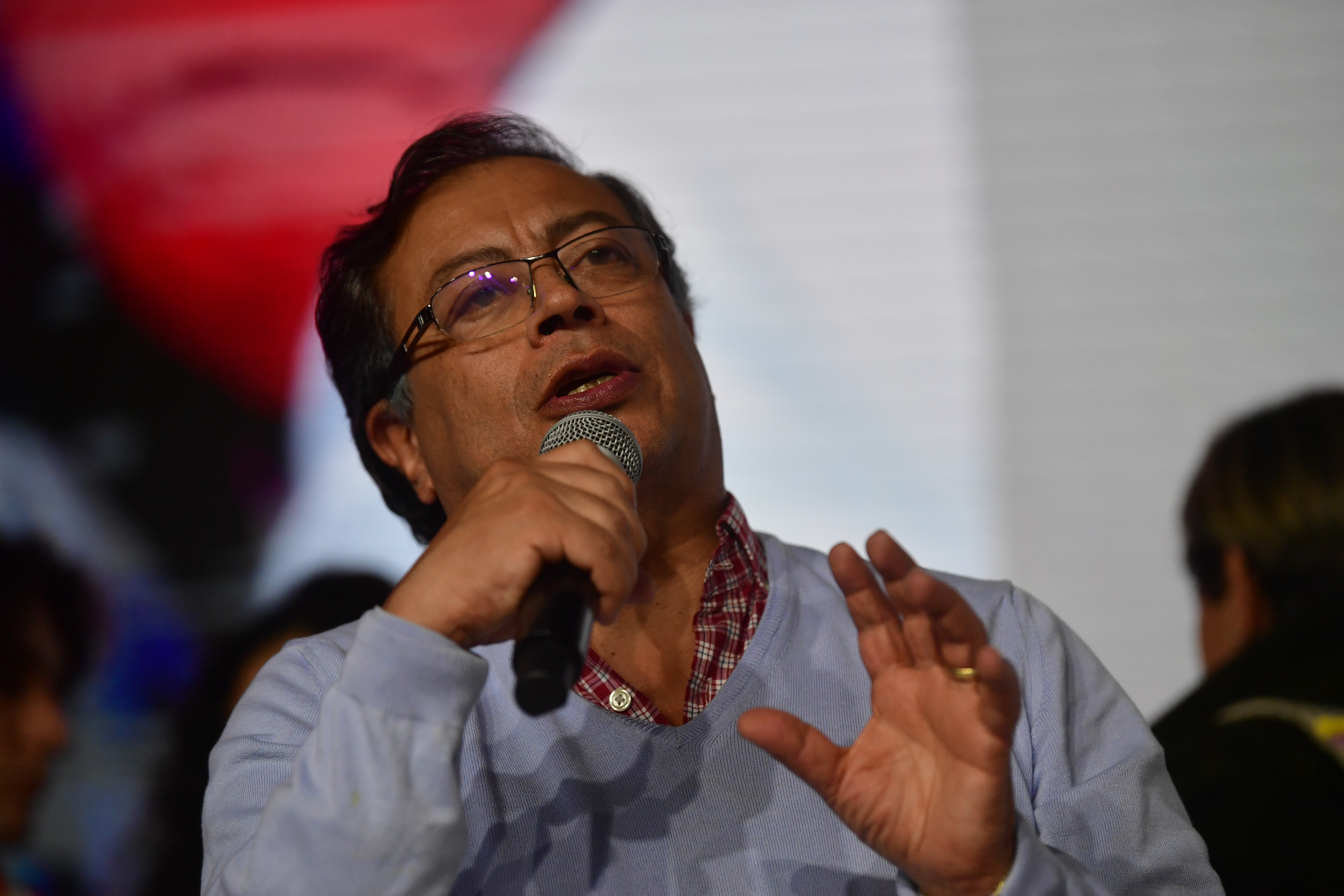 Ganador de la consulta interpartidista del Pacto Histórico, da discurso como candidato a la presidencia 2022 por esta coalición.