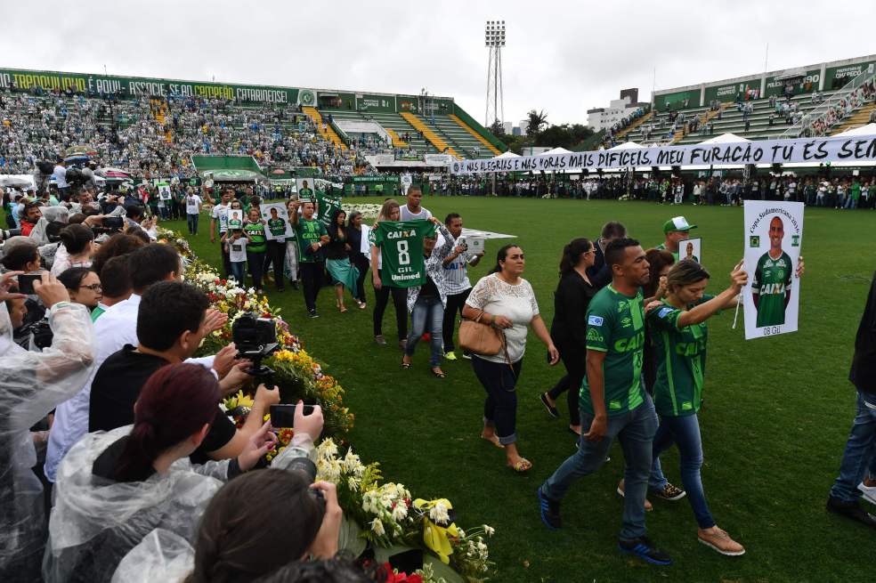 Chapecoense indemniza a la familia de una víctima del accidente aéreo de 2016