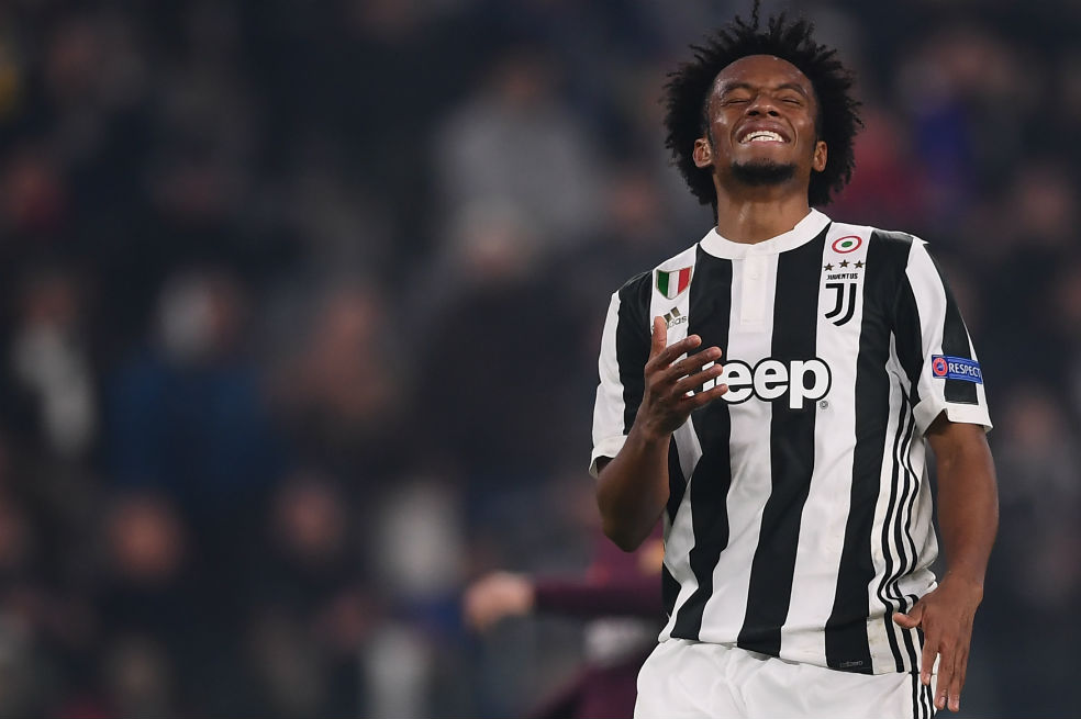 Juan Guillermo Cuadrado será baja de la Juventus frente al Crotone