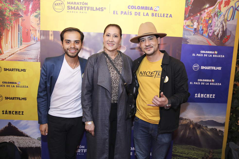 Edgar Rodríguez, Amparo Conde y Camilo Jaramillo