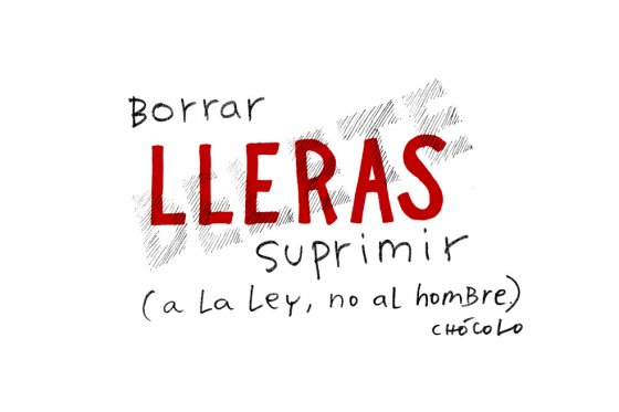 Borrar LLERAS suprimir