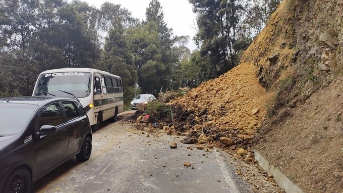 Atienden emergencias por fuertes lluvias registradas en Bogotá y Cundinamarca